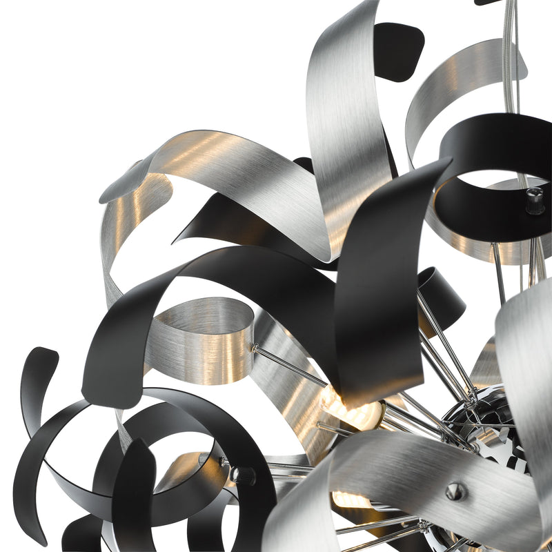 Load image into Gallery viewer, Dar Lighting SWA1350-SP SWASH 9 Light Polished Chrome Suspension Only - 37025
