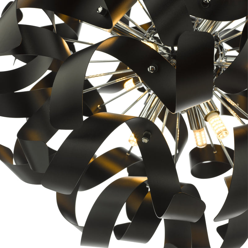 Load image into Gallery viewer, Dar Lighting SWA1922 Swash Pack Of 20 Ribbons For SWA1350-SP - Black - 37026
