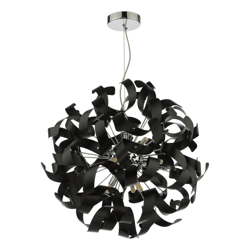 Load image into Gallery viewer, Dar Lighting SWA1922 Swash Pack Of 20 Ribbons For SWA1350-SP - Black - 37026
