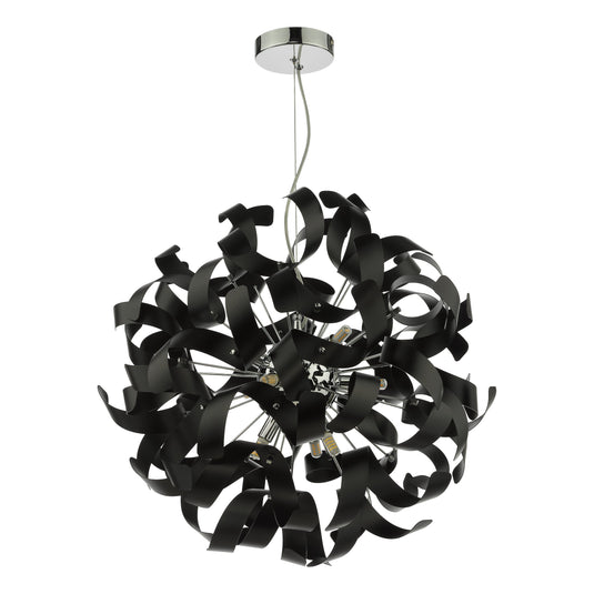 Dar Lighting SWA1922 Swash Pack Of 20 Ribbons For SWA1350-SP - Black - 37026