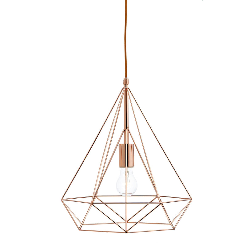 Load image into Gallery viewer, Dar Lighting SWO0164 Sword 1 Light Pendant Copper - 35426
