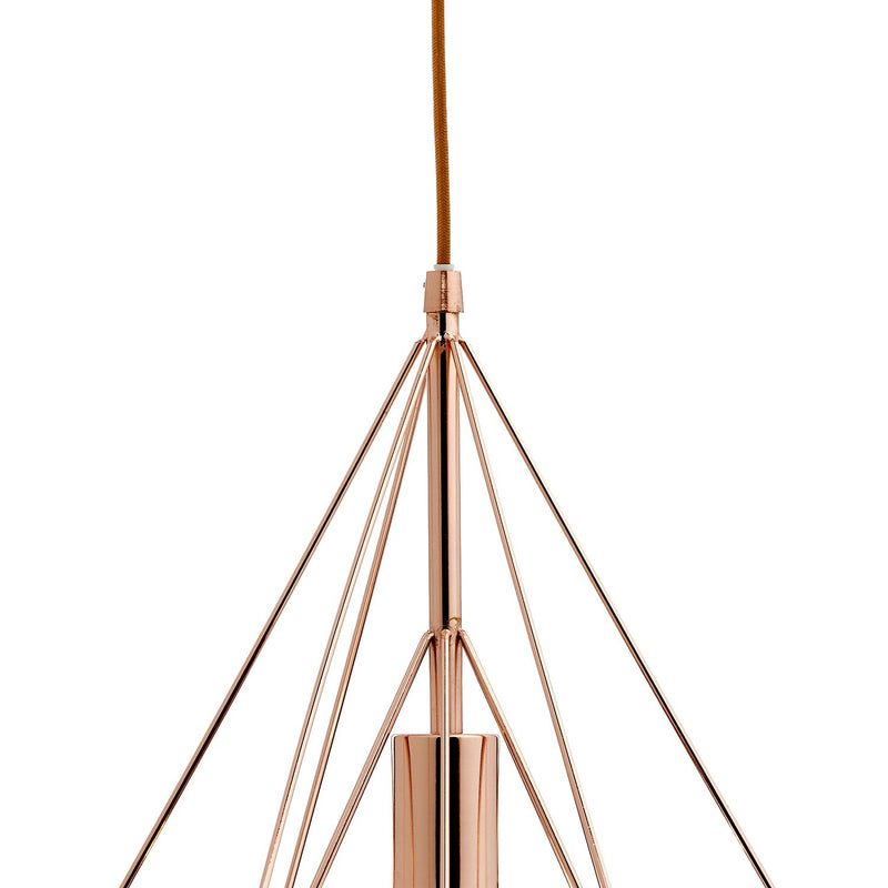 Load image into Gallery viewer, Dar Lighting SWO0164 Sword 1 Light Pendant Copper - 35426
