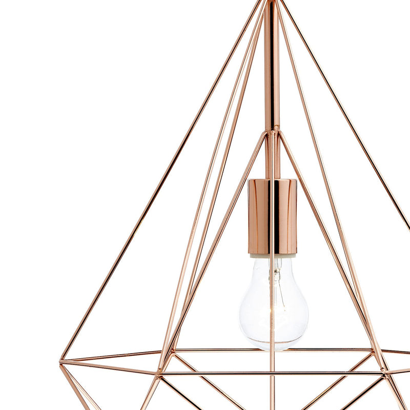 Load image into Gallery viewer, Dar Lighting SWO0164 Sword 1 Light Pendant Copper - 35426
