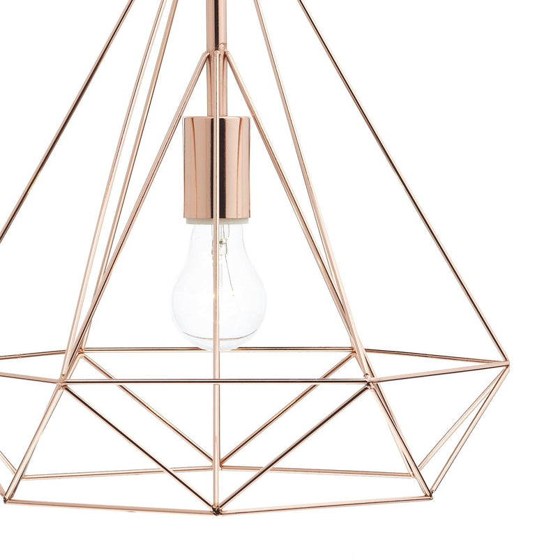 Load image into Gallery viewer, Dar Lighting SWO0164 Sword 1 Light Pendant Copper - 35426
