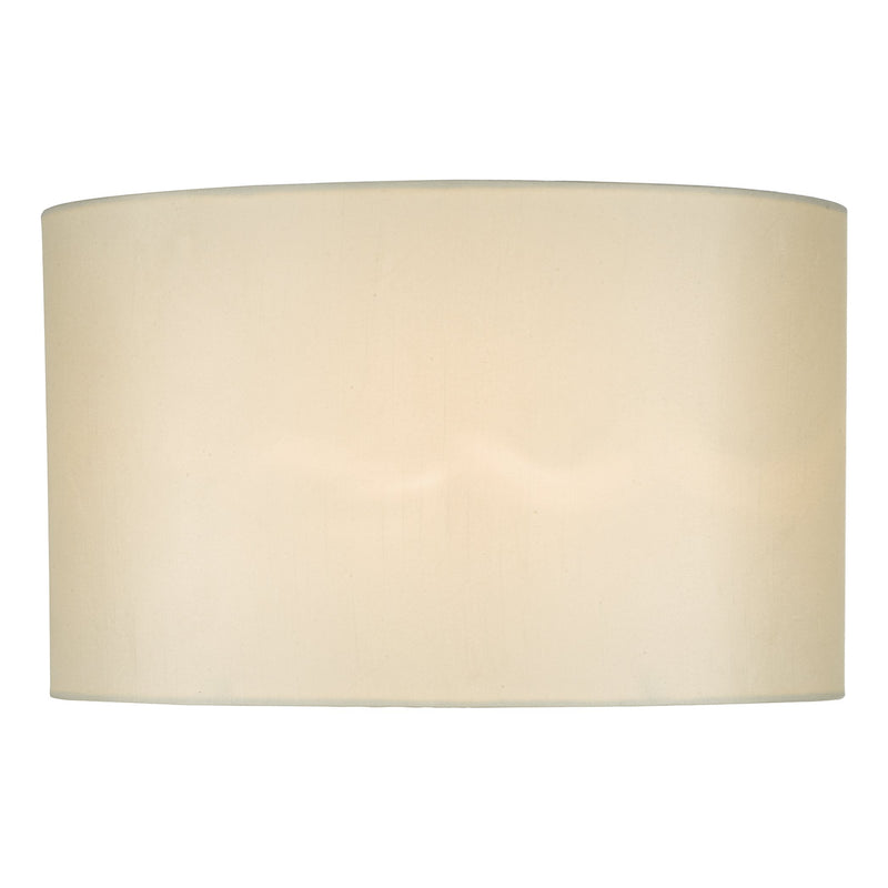 Load image into Gallery viewer, Dar Lighting SYR1633 Syracuse White Faux Silk Oval Shade 40cm - 35431
