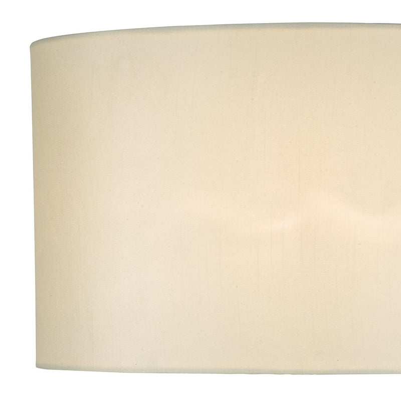 Load image into Gallery viewer, Dar Lighting SYR1633 Syracuse White Faux Silk Oval Shade 40cm - 35431
