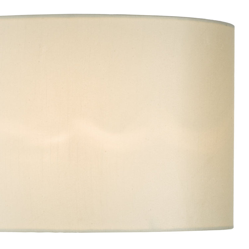Load image into Gallery viewer, Dar Lighting SYR1633 Syracuse White Faux Silk Oval Shade 40cm - 35431
