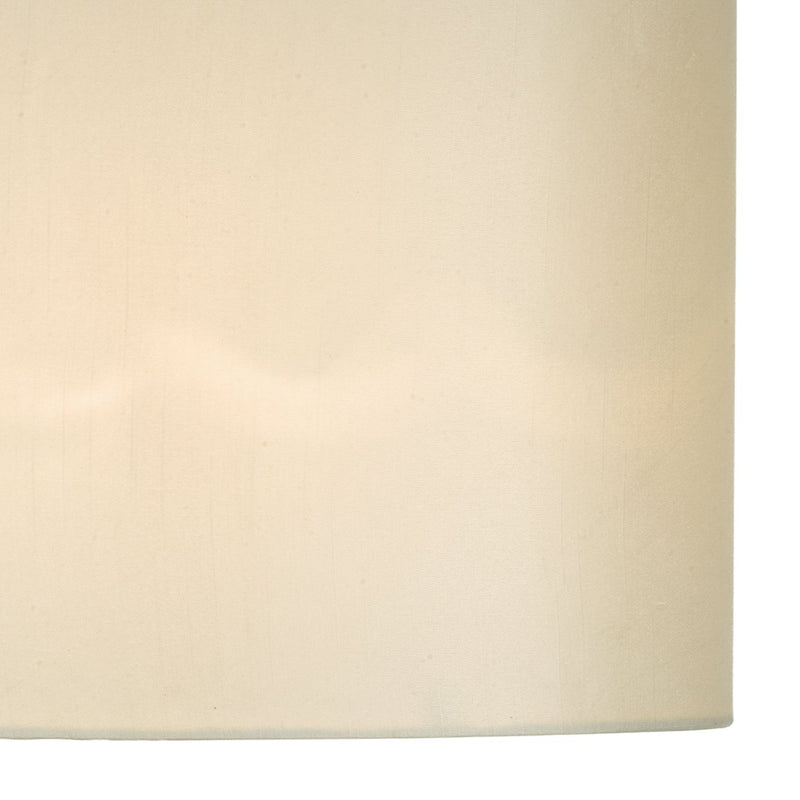 Load image into Gallery viewer, Dar Lighting SYR1633 Syracuse White Faux Silk Oval Shade 40cm - 35431
