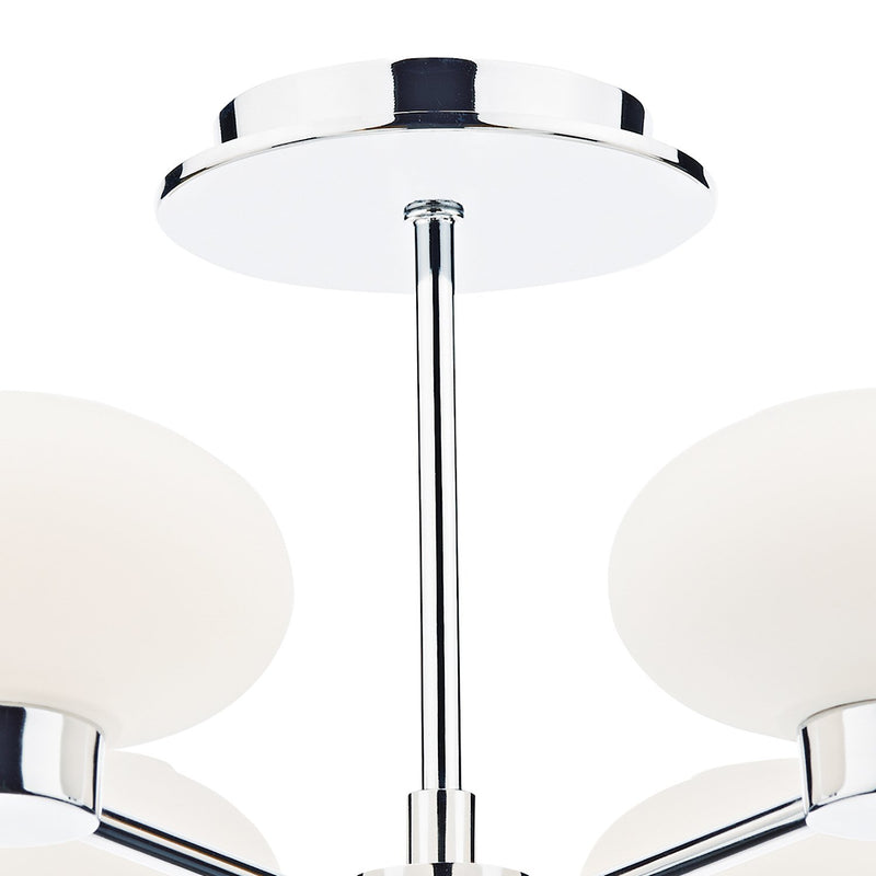 Load image into Gallery viewer, Dar Lighting SYS0650 System 6 Light Semi Flush Polished Chrome - 26404
