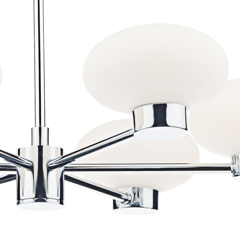 Load image into Gallery viewer, Dar Lighting SYS0650 System 6 Light Semi Flush Polished Chrome - 26404
