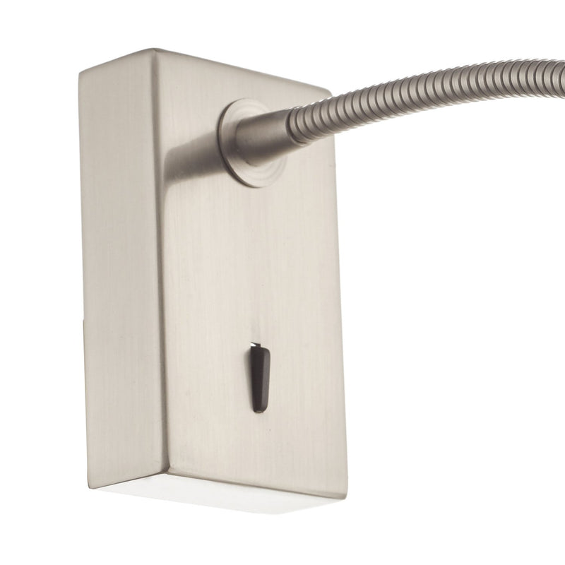 Load image into Gallery viewer, Dar Lighting TAD0746 Tadley Wall Light Satin Nickel LED - 35434
