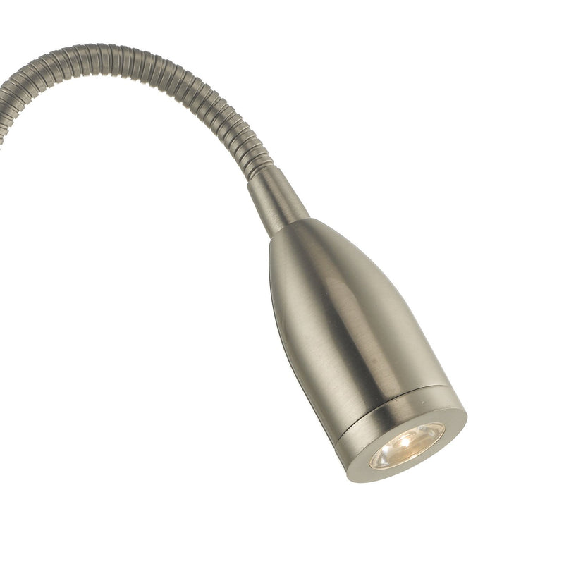 Load image into Gallery viewer, Dar Lighting TAD0746 Tadley Wall Light Satin Nickel LED - 35434

