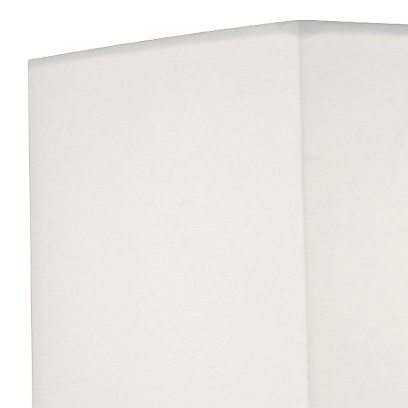 Load image into Gallery viewer, Dar Lighting TIB0746 Tibet Wall Bracket Satin Chrome complete with Shade - 35444
