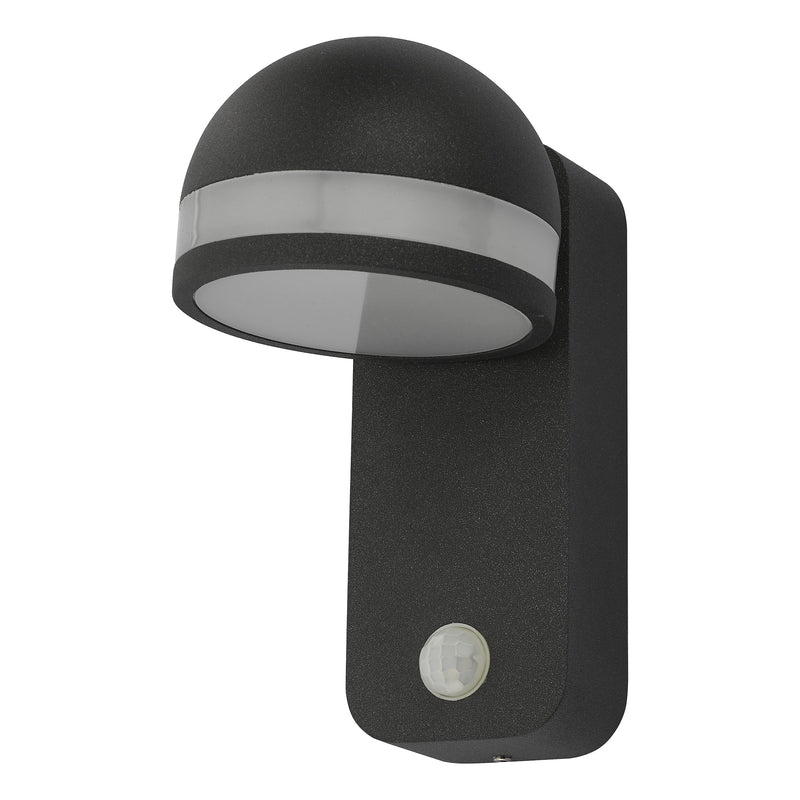 Load image into Gallery viewer, Dar Lighting TIE1539 Tien Outdoor Wall Light Adjustable Head Anthracite Sensor IP65 LED - 35445
