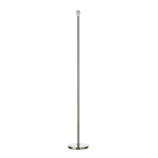 Dar Lighting TUS4946 Tuscan Floor Lamp Base Only Satin Chrome - 14952