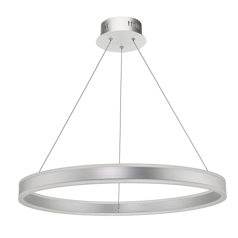 Load image into Gallery viewer, Dar Lighting TYB0132 Tybalt Pendant Silver &amp; Acrylic LED - 35466
