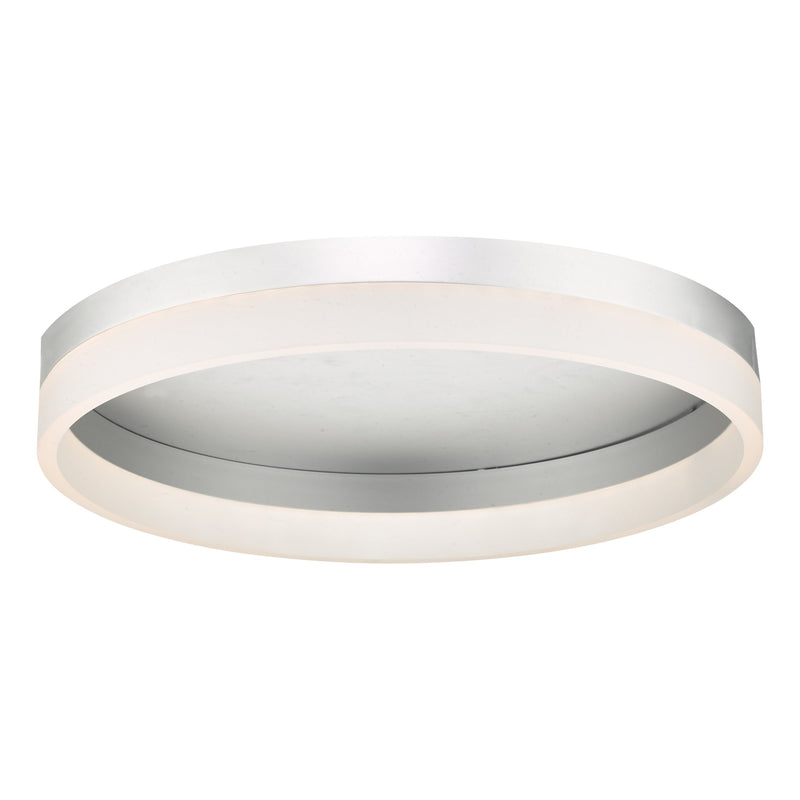 Load image into Gallery viewer, Dar Lighting TYB5032 Tybalt Flush Silver &amp; Acrylic LED - 23792
