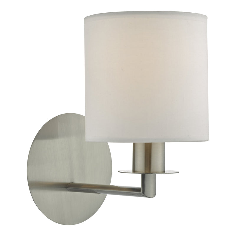 Load image into Gallery viewer, Dar Lighting TYL0738 Tyler Wall Light Satin Nickel - 35471
