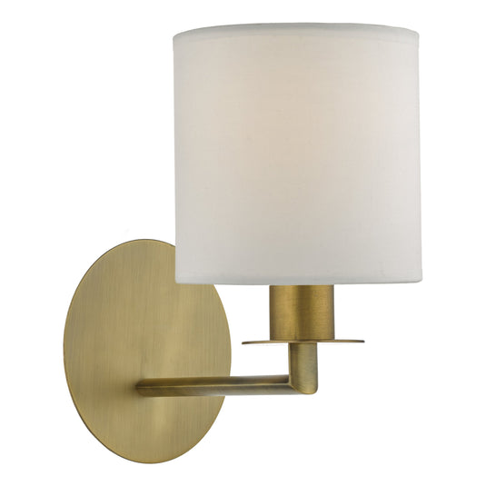 Dar Lighting TYL0763 Tyler Wall Light Bronze - 35472