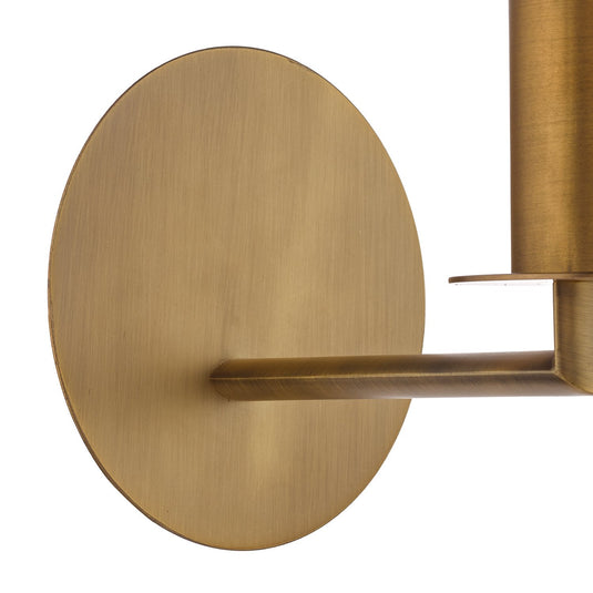 Dar Lighting TYL0763 Tyler Wall Light Bronze - 35472