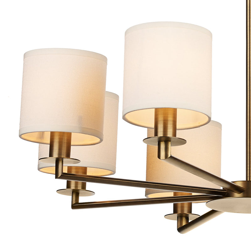 Load image into Gallery viewer, Dar Lighting TYL0863 Tyler 8 Light Dual Mount Pendant Bronze - 35474
