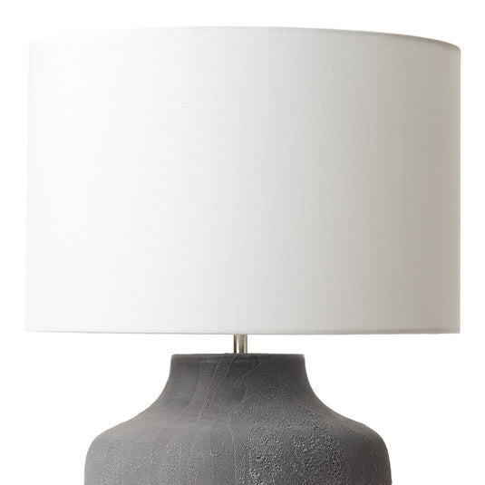 Dar Lighting UDI4239 Udine Textured Table Lamp Grey Base Only - 35477
