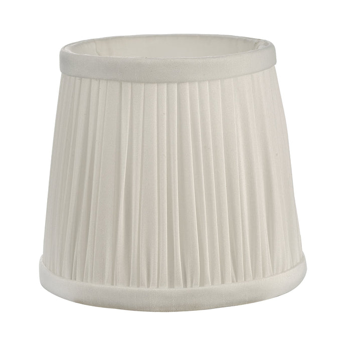 Dar Lighting ULY0515 Ulyana Ivory Faux Silk Pleated Shade 14cm - 24987