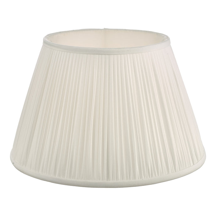 Dar Lighting ULY1415 Ulyana Ivory Faux Silk Pleated Shade 35cm - 24984