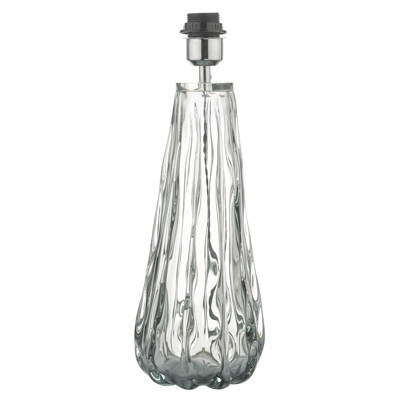 Load image into Gallery viewer, Dar Lighting VEZ4210 Vezzano Table Lamp Smoked Glass Base Only - 23825
