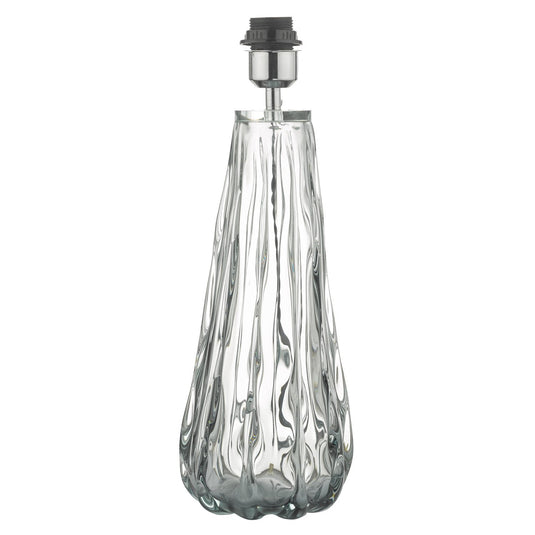 Dar Lighting VEZ4210 Vezzano Table Lamp Smoked Glass Base Only - 23825