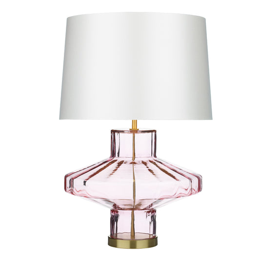 David Hunt Lighting VIE4303 Vienna Table Lamp Pink Glass Base Only