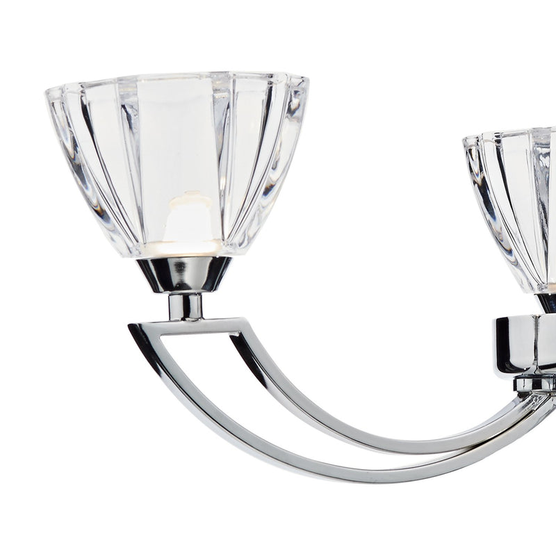 Load image into Gallery viewer, Dar Lighting VIT0350 Vito 3 Light Semi Flush Polished Chrome - 20047
