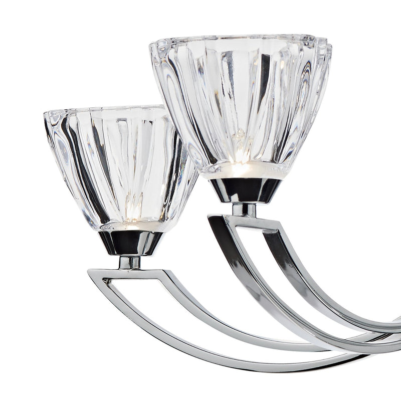Load image into Gallery viewer, Dar Lighting VIT0550 Vito 5 Light Semi Flush Polished Chrome - 20048
