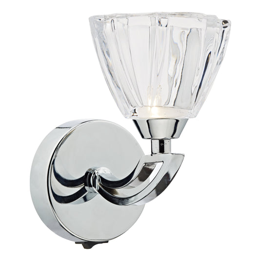 Dar Lighting VIT0750 Vito Single Wall Bracket Polished Chrome - 23286