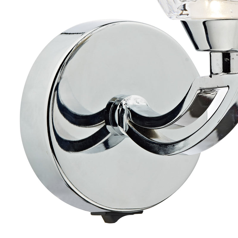 Load image into Gallery viewer, Dar Lighting VIT0750 Vito Single Wall Bracket Polished Chrome - 23286

