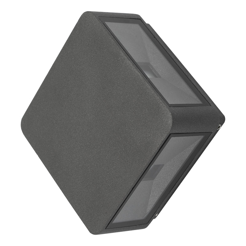 Load image into Gallery viewer, Dar Lighting WEI2139 Weiss 4 Light Wall Light Square Anthracite IP65 LED - 35514
