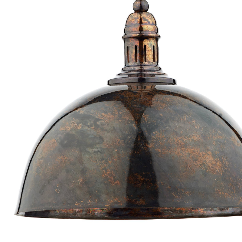 Load image into Gallery viewer, Dar Lighting YOK0163 Yoko 1 Light Pendant Mottled Bronze - 20561
