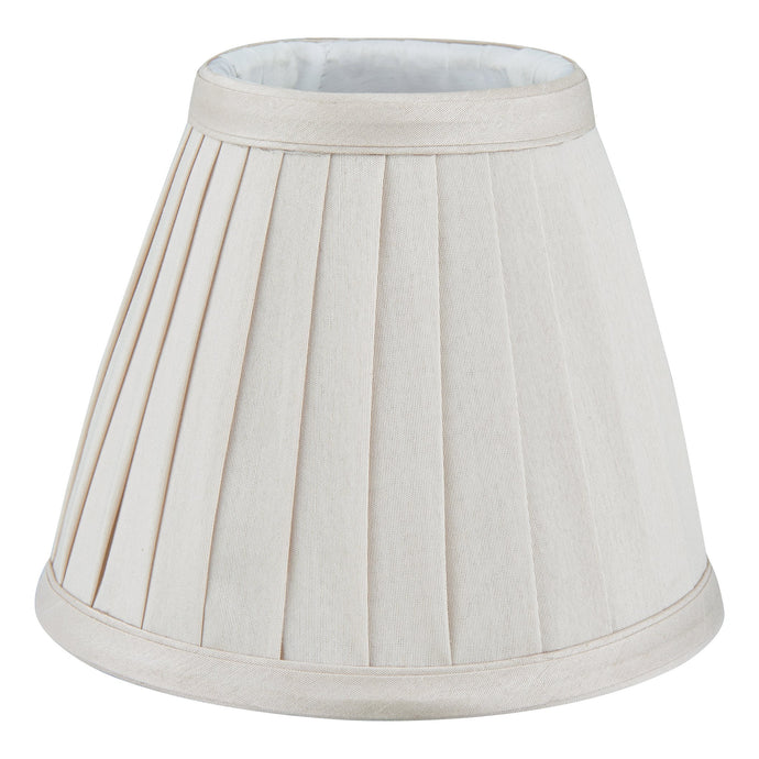 Dar Lighting YOV0515 Yovanna Ivory Faux Silk Pleated Shade 15cm - 35539
