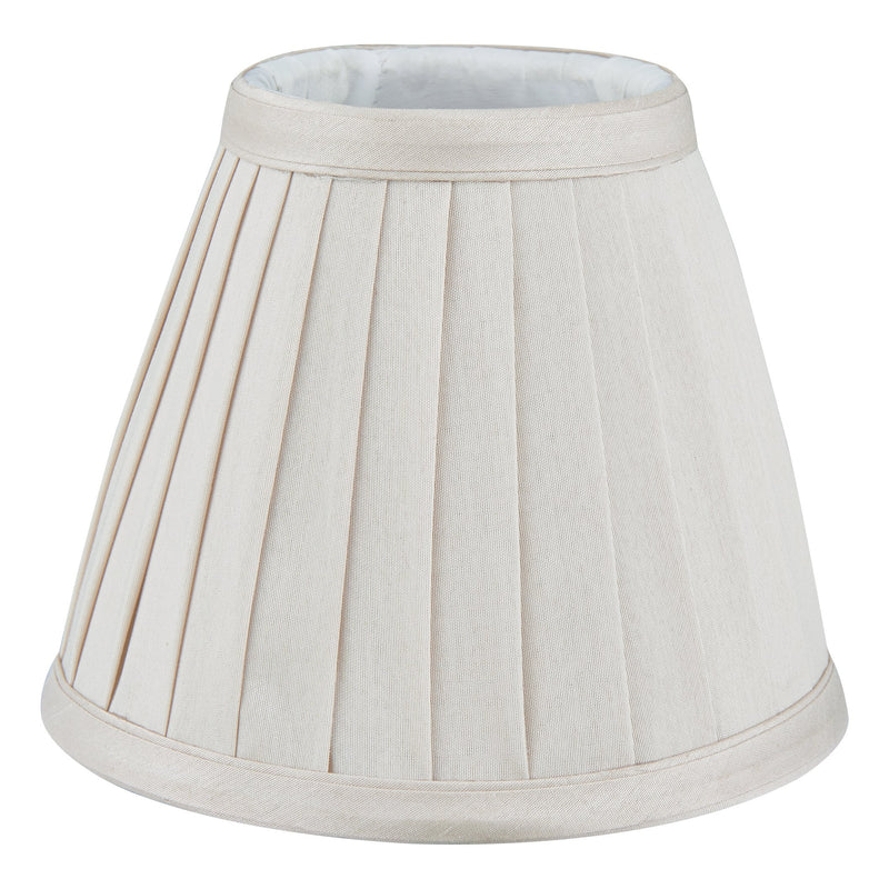 Load image into Gallery viewer, Dar Lighting YOV0515 Yovanna Ivory Faux Silk Pleated Shade 15cm - 35539
