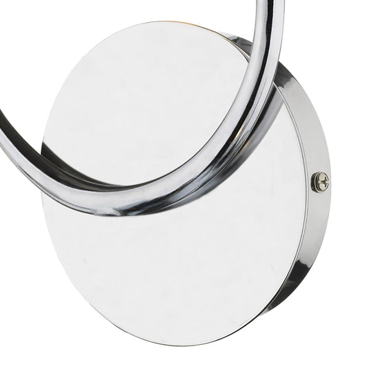 Dar Lighting ZAG0750 Zagreb Single Wall Bracket Polished Chrome - 16944