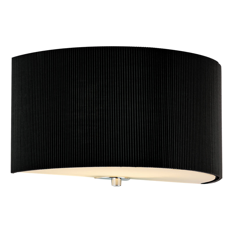 Load image into Gallery viewer, Dar Lighting ZAR0122 Zaragoza Wall Bracket Black complete with ZAR1222 - 35549
