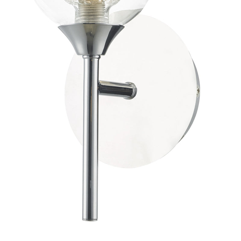 Load image into Gallery viewer, Dar Lighting ZEK0750 Zeke Wall Light Polished Chrome - 23386
