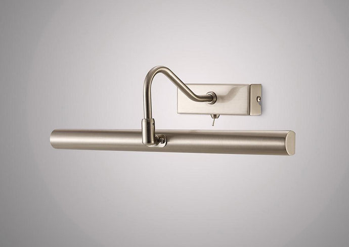 Deco D0128 Abacus Picture Wall Lamp Switched 2 Light G9 Satin Nickel