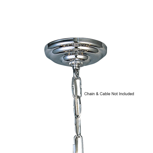 Diyas IL90001 Ceiling Plate And Bracket Polished Chrome. (Max Load Rating 15kg Depending On Suitable Fixing) - 38588