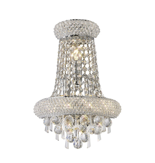 Diyas IL31442 Alexandra Wall Lamp Large 3 Light Polished Chrome/Crystal - 38371