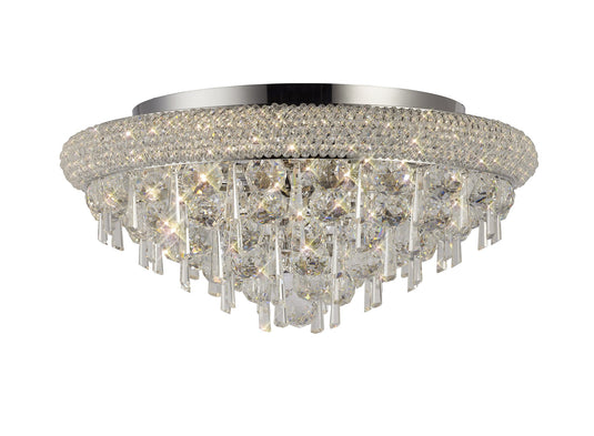 Diyas IL31446 Alexandra Ceiling 7 Light Polished Chrome/Crystal - 27076