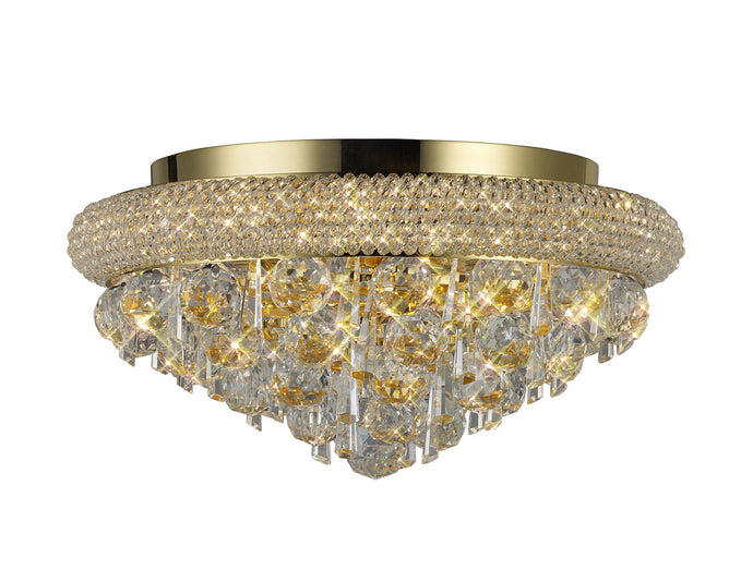 Diyas IL32105 Alexandra Ceiling 6 Light French Gold/Crystal - 24562