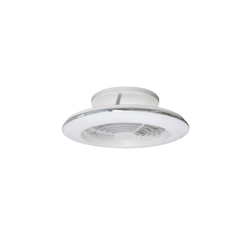 Mantra M7493 Alisio Mini 70W LED Dimmable Ceiling Light With Built-In 30W DC Reversible Fan White (Remote Control) - 27149