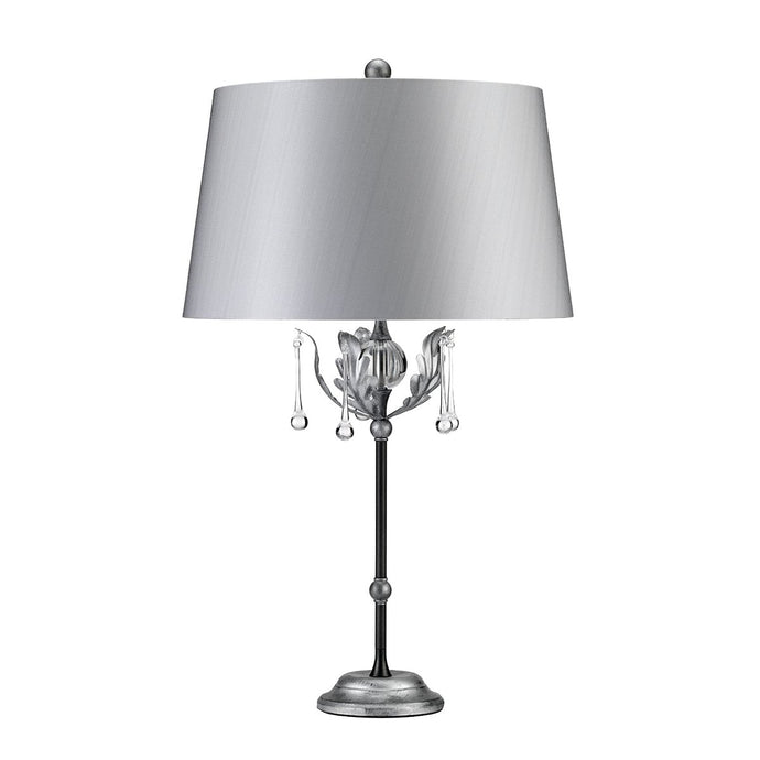 Elstead Lighting AML-TL-BLK-SIL Amarilli 1 Light Table Lamp - Black/Silver
