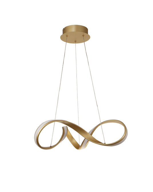 C-Lighting Arches Small Pendant, 1 x 30W LED, 3000K, 1800lm, Sand Gold, 3yrs Warranty - 28680